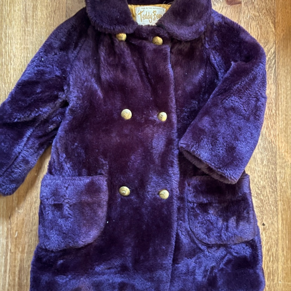 Vintage Teddy bear coat